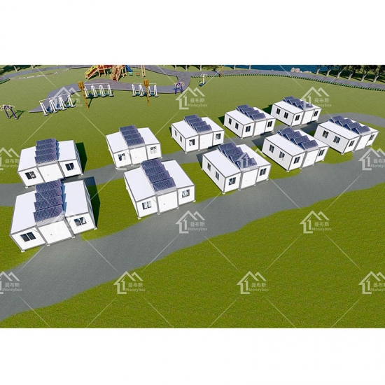20 फीट मॉड्यूलर सौर पैनल जंगम अस्पताल विस्तार योग्य कंटेनर घर