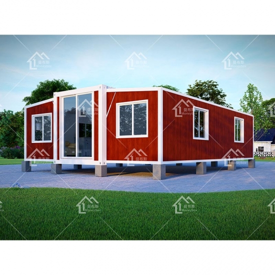 नई डिजाइन 20 फीट 40 फीट पूर्वनिर्मित 3 बेडरूम छोटे विस्तार योग्य कंटेनर घर
